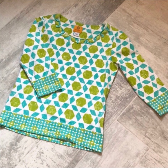 Ruby Rd. Geometric Pattern Top - Picture 4 of 6